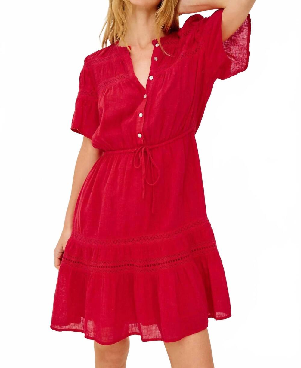 NEW RAILS winslow mini dress in tomato